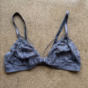 Lace Bralette in Gray